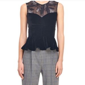 Rebecca Taylor velvet top